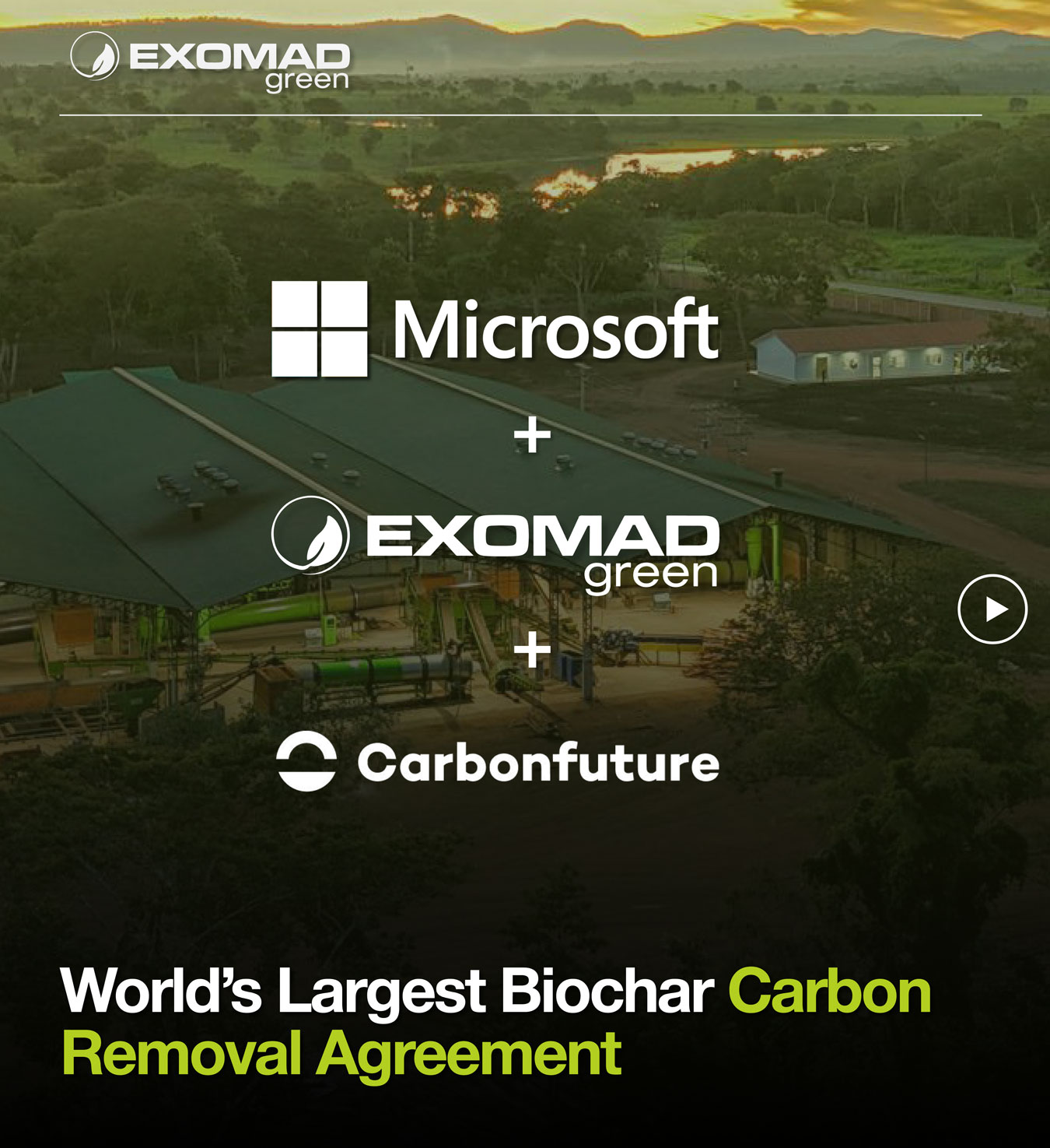 Largest Biochar Carbon Removal (BCR) Agreement in History